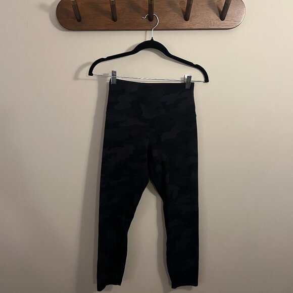 Lululemon Align High-Rise Legging 25" - Heritage Camo Deep Coal - Size 6 - Picture 9 of 10